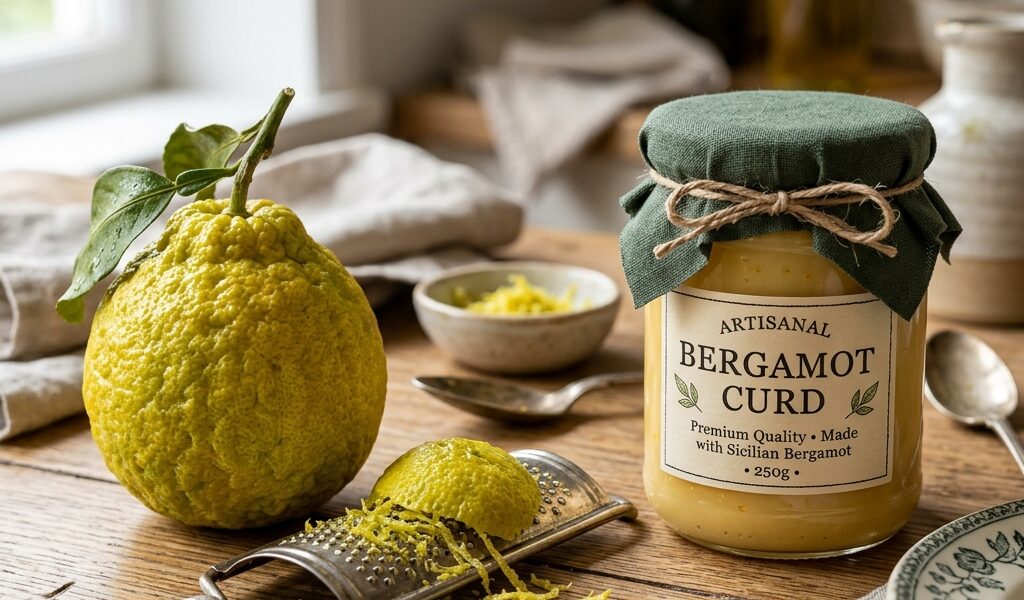 Bergamote : twister son lemon curd avec cet agrume rare