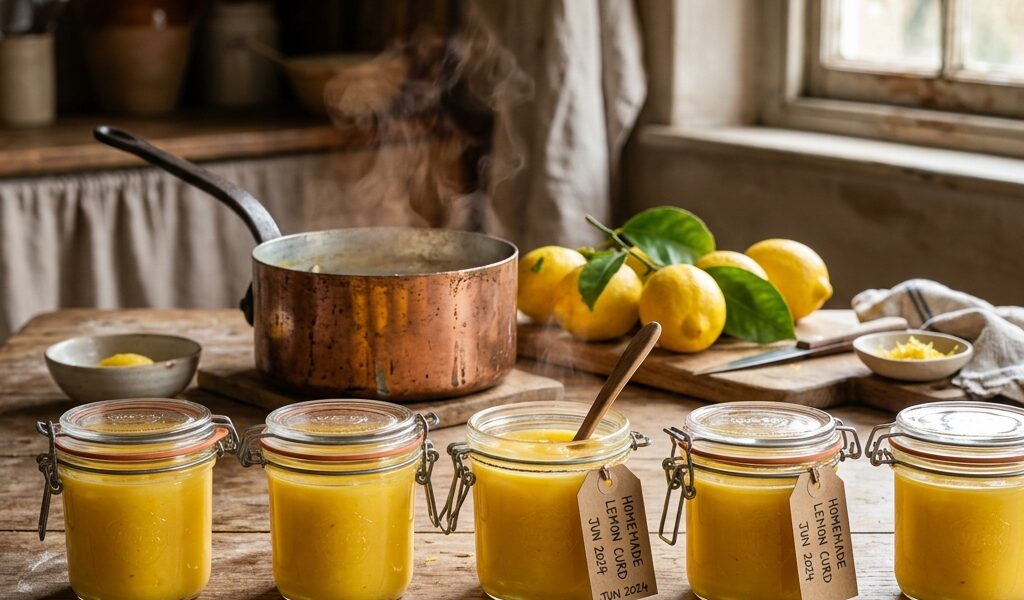 Conserver son lemon curd maison : stérilisation et astuces en bocal