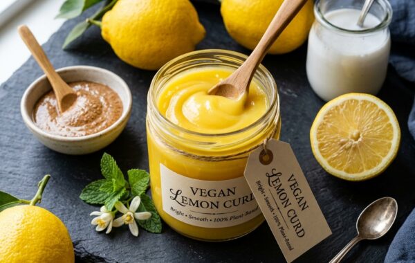 Recette de lemon curd vegan (sans œufs et sans lactose)