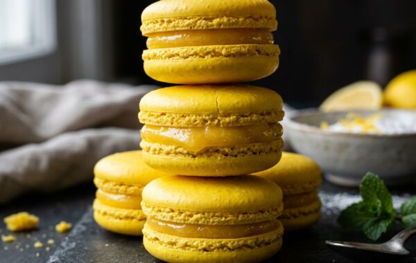 Macarons au lemon curd : astuces pour une ganache qui se tient