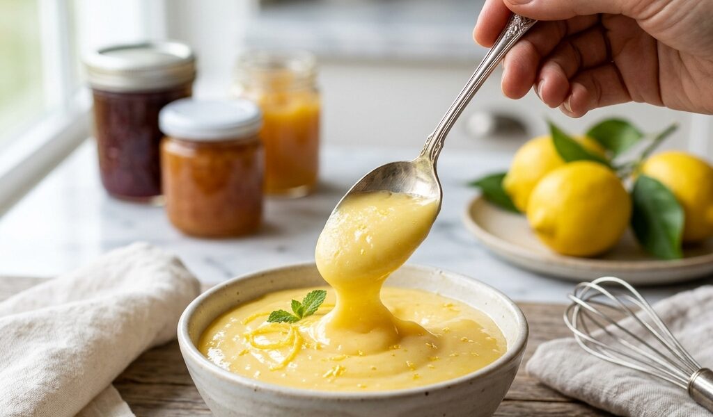 Lemon curd sans beurre : la variante légère et onctueuse